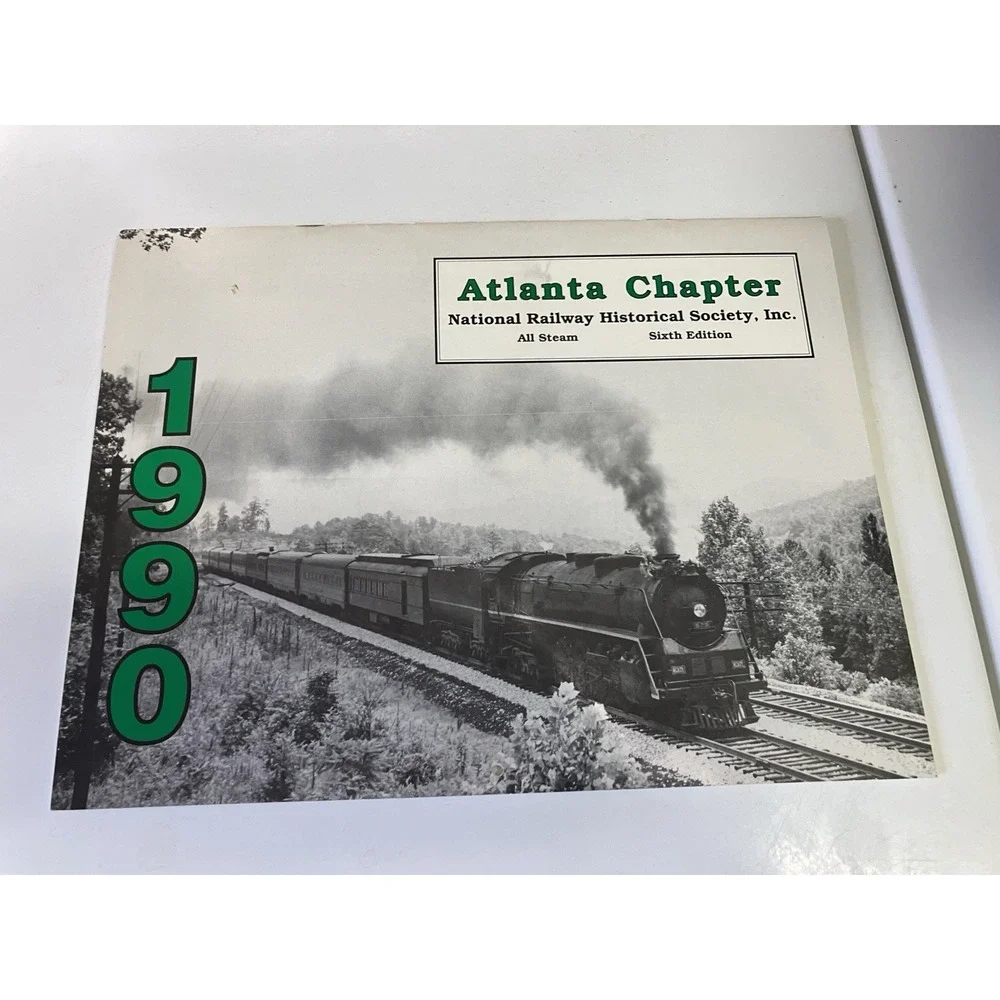 Vintage Atlanta Chapter NRHS Railroad Calendars Lot 1990s Steam‎ Trains